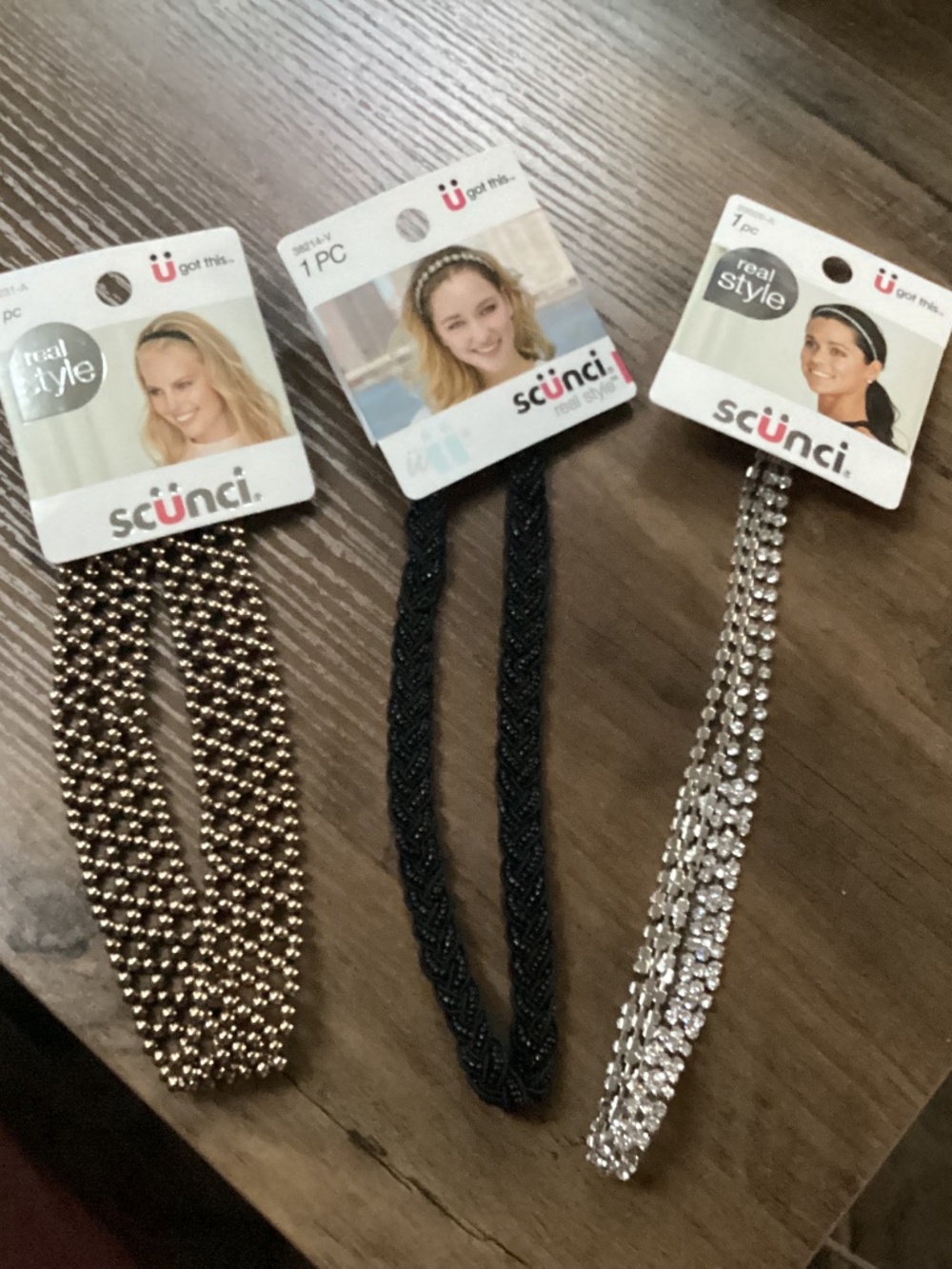 Scunci 3-pack Headbands New